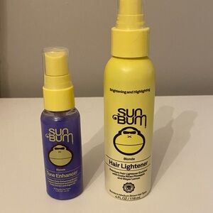 Sun Bum Blonde Hair Lightener and Tone Enhancer Set - Yellow and Blue